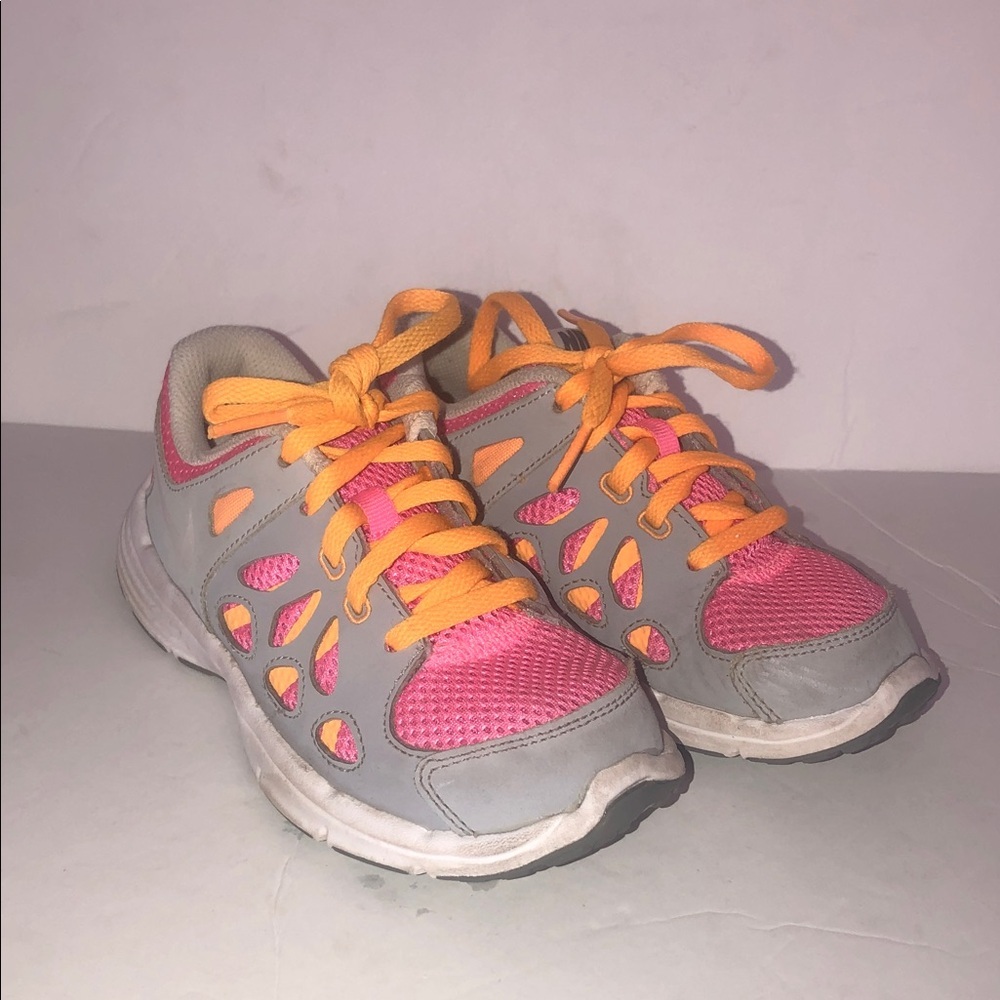 Youth Nike Dual Fusion Run 2 Pink Glow Running Shoes